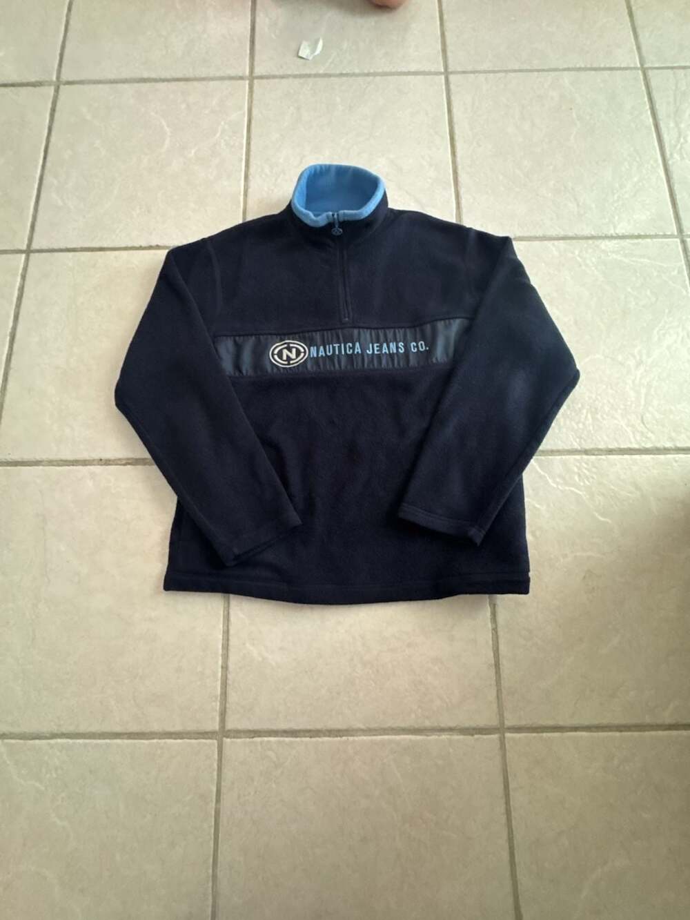 Nautica Jeans Co. Quarter-Zip Fleece Pullover Jacket